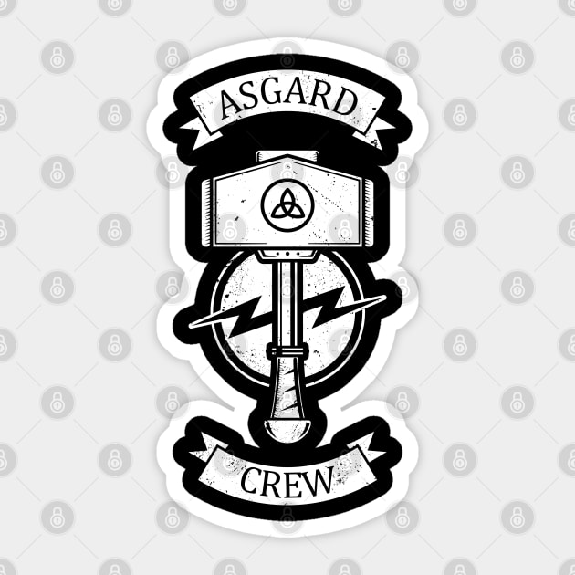 Asgard Crew Sticker by zoljo
